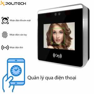 Máy chấm công vân tay wifi quản lý qua app điện thoại