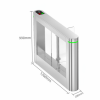 cong-chan-loi-vao-tu-dong-flap-barrier-tripod-turnstile-khu-vui-choi-ho-boi - ảnh nhỏ  1